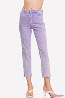 Colored Acid Washed Denim