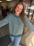 Pops of Pink Sweater