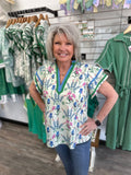 Garden Blooms Top