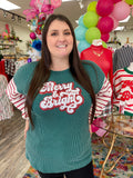 Merry & Bright Ribbed Top