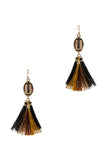 Football Spirit Tassel Earring