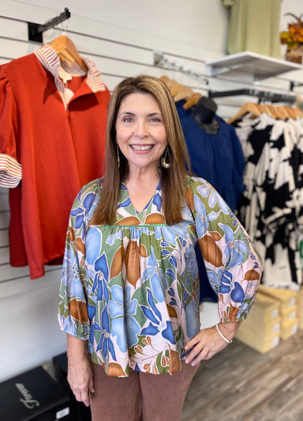 Falling For Florals Top