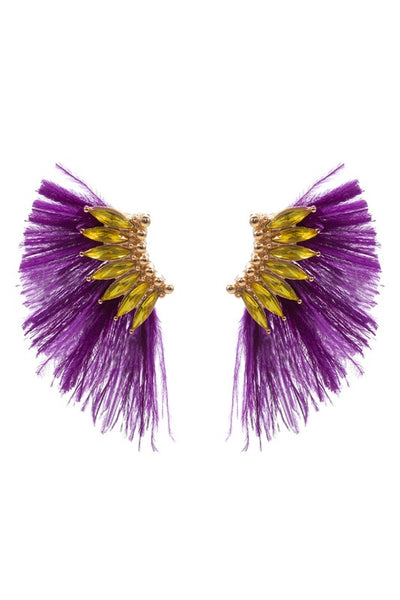 Game Day Feather Earrings