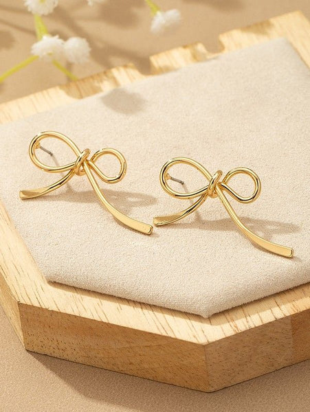 Wire Bow Earrings