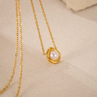 Dainty Pearl Necklace