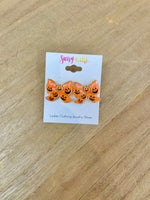 Trick or Treat Bow Earrings