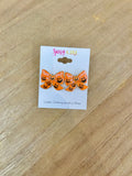 Trick or Treat Bow Earrings