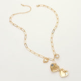 Heart Locket Charm Necklace
