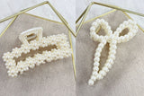 Pearl Hair Claw Clips