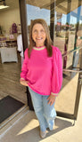 Magenta Muse Top