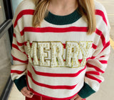 Christmas & Pearls Sweater
