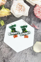 Happy St. Patrick's Day Earrings