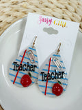 School Note Earrings