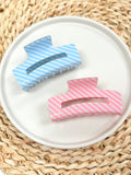 Beachy Stripes Claw Clip