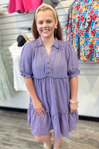 Plaid About You Dress