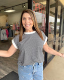 Effortless Stripe Top