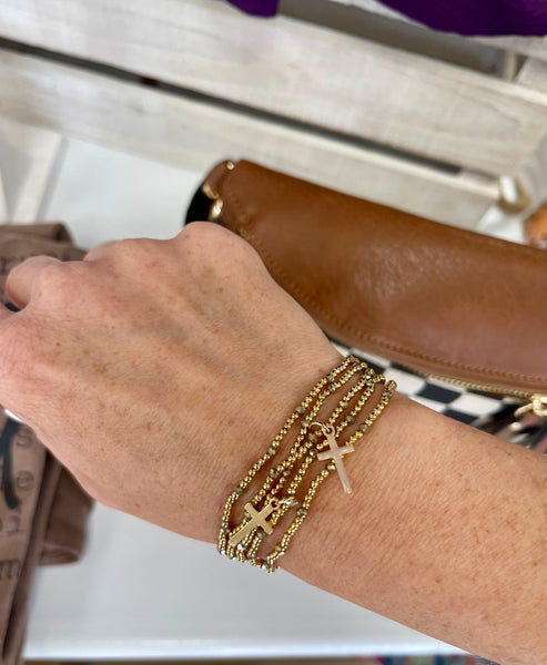 Have Faith Bracelet Stack