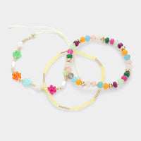 Flower Charm Bracelet