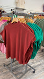 Simple Short Sleeve Sweater