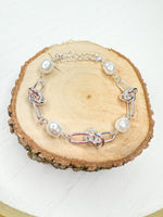 Silver & Pearls Bracelet