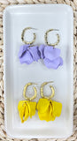 Chiffon Statement Earrings