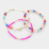 Flower Charm Bracelet