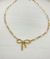 Bow Knot Necklace