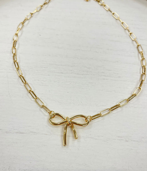 Bow Knot Necklace