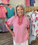 Raspberry Ripple Top