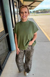 Simple Short Sleeve Sweater