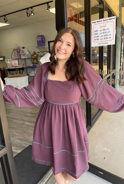 Contrasting Beauty Dress