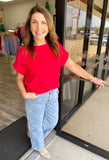 Cuffed Sleeve Top