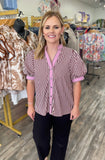 Polished Stripes Top