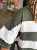Exposed Stripes Top