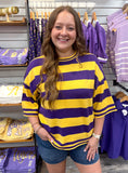 Game Day Stripes Top