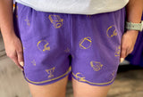 Purple Touchdown Bottoms