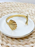 Starfish Shell Cuff Bracelet