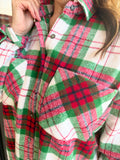 Plaid About Christmas Shacket