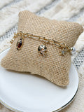 Game Day Charm Bracelet