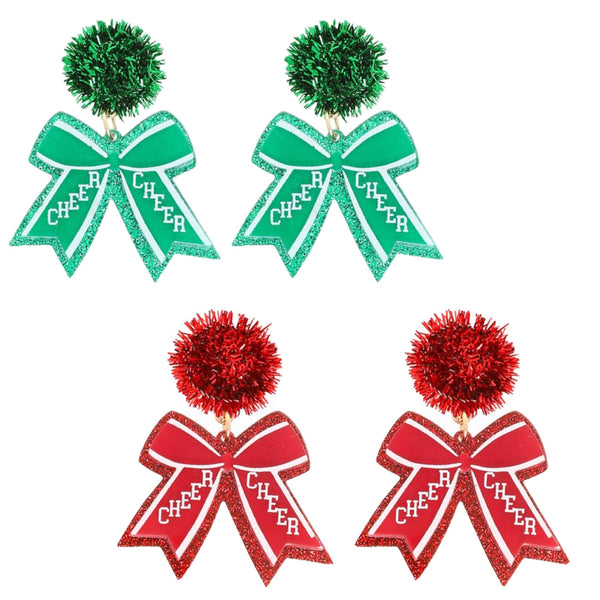 Cheer Pom Earrings