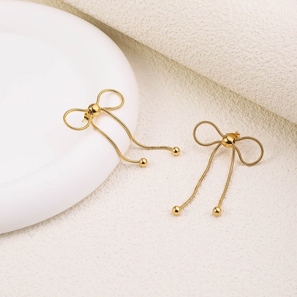 Rope Bow Earrings