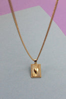 Heart Charm Pendant Necklace