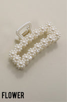 Pearl Hair Claw Clips