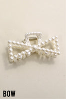 Pearl Hair Claw Clips
