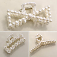 Pearl Hair Claw Clips