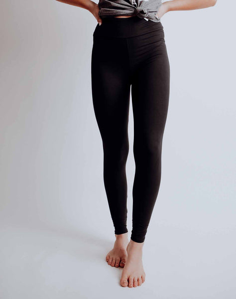 Basic Soft Black Leggings