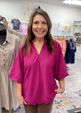 Raspberry Dreams Top