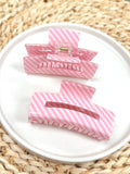 Beachy Stripes Claw Clip