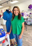 Simple Short Sleeve Sweater