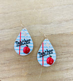 School Note Earrings